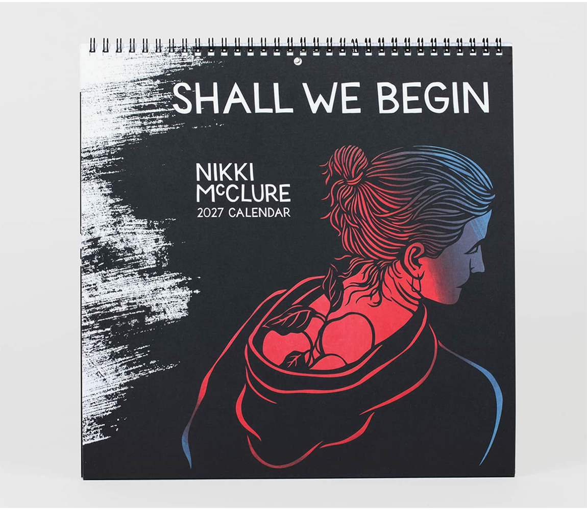 Shall We Begin 2027 Wall Calendar - Nikki McClure